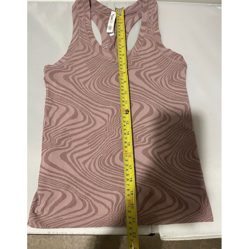 Athleta Size XS  Momentum Seamless Tank Top Smoked Mauve Marble Racerback $65 - Picture 9 of 10